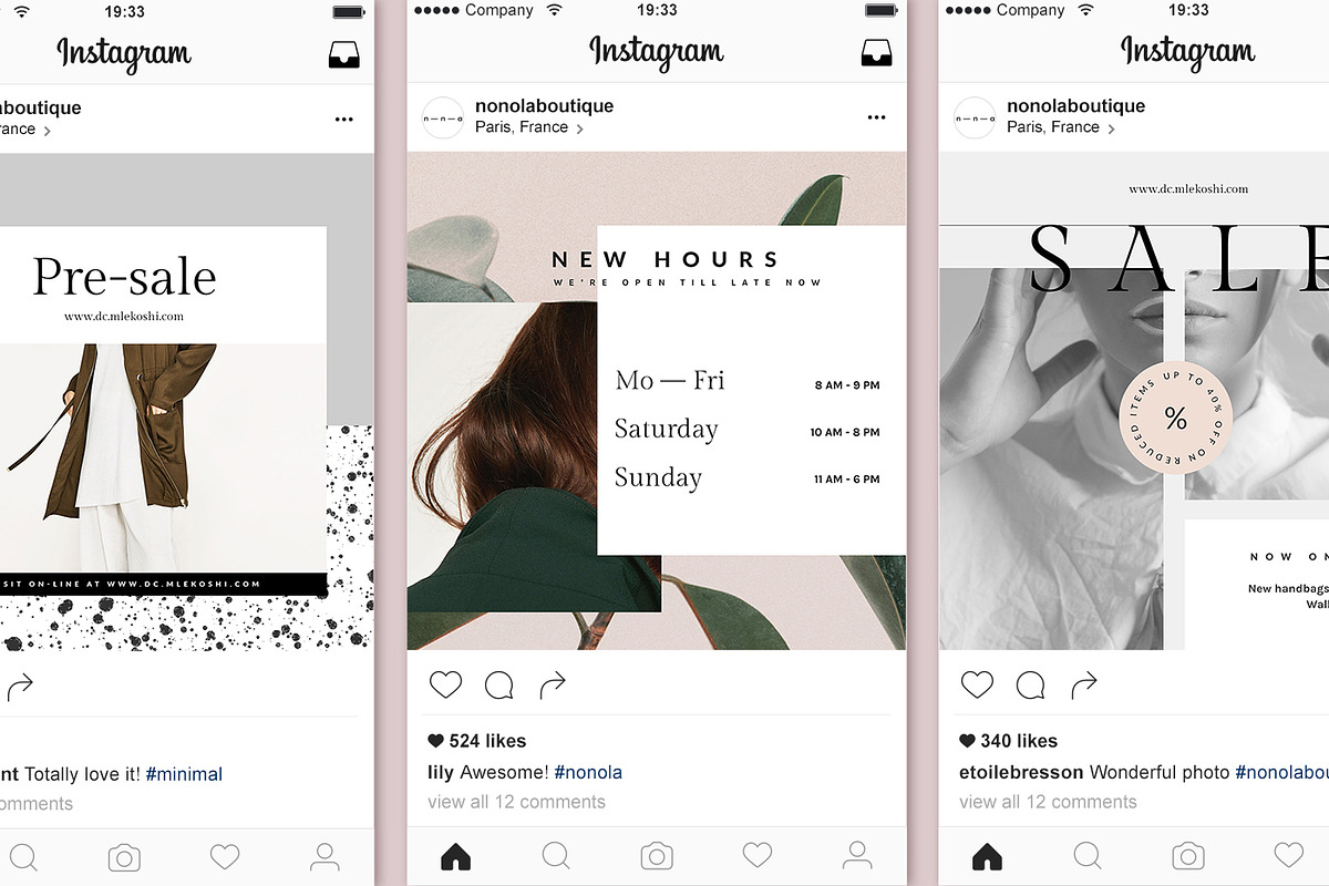 Social Media Kit Ladypreneur • Renée, a Social Media Template by Nonola (Photo 3 of 10)