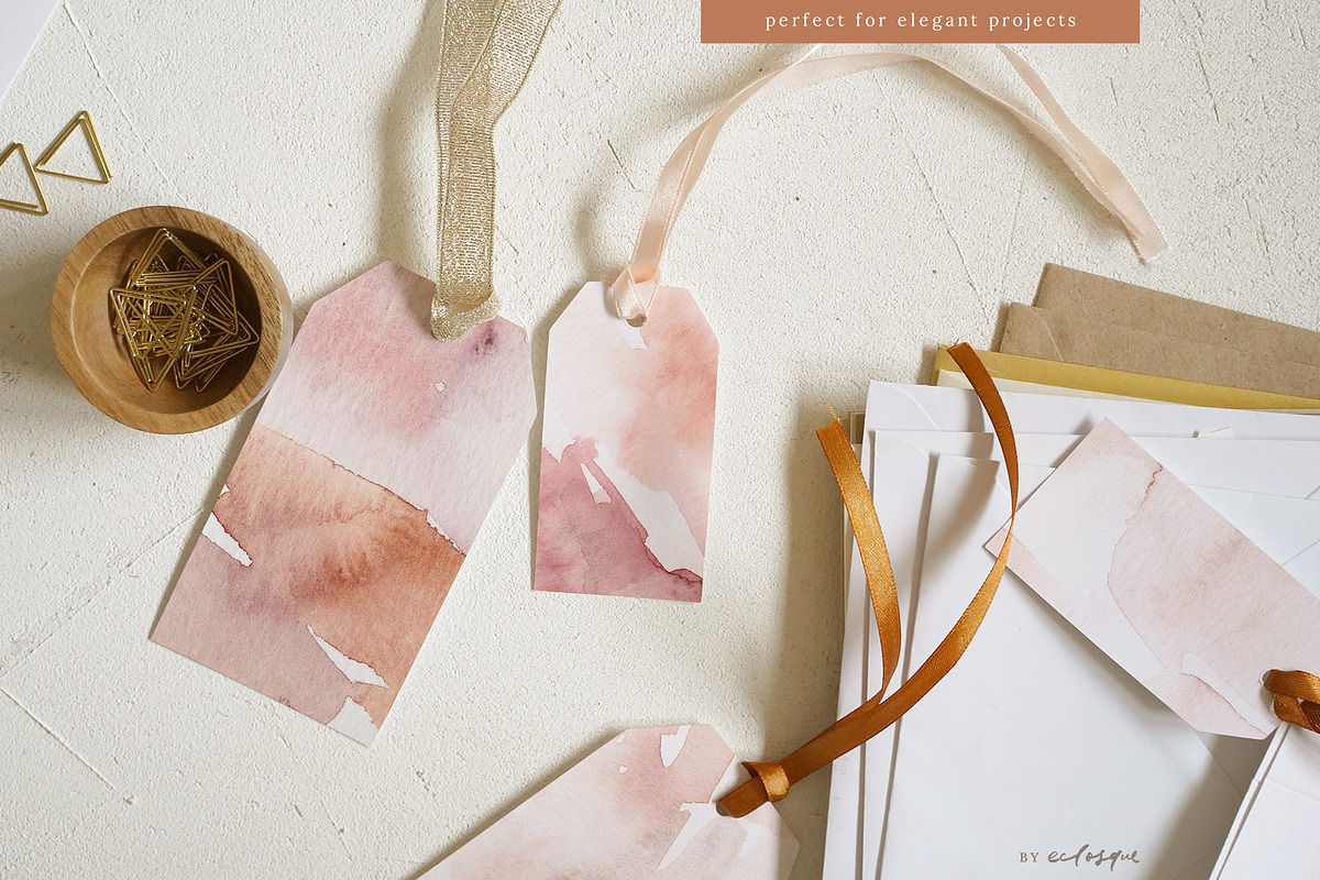 Allure Watercolour Art Backgrounds, a Texture Graphic by eclosque (Photo 9 of 14)