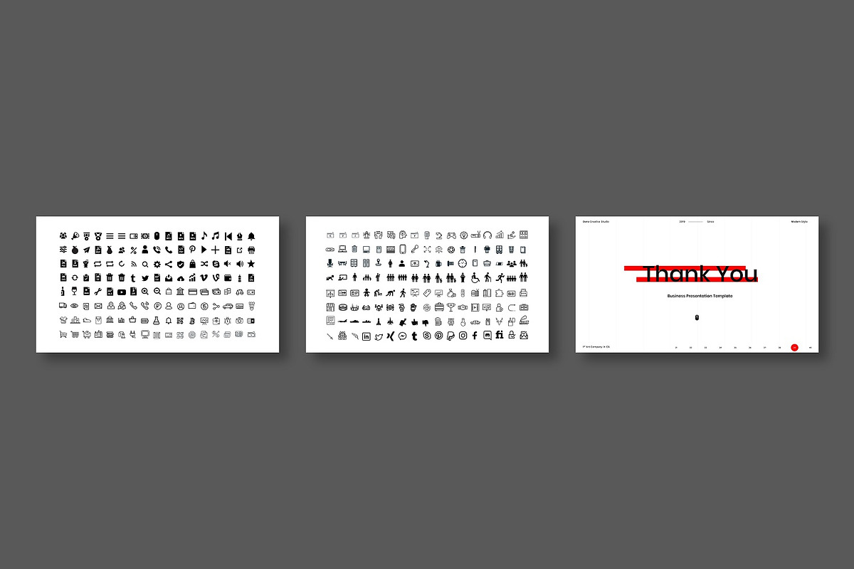 Red – Business PowerPoint Template, a Presentation Template by Dens Creative Studio (Photo 6 of 6)