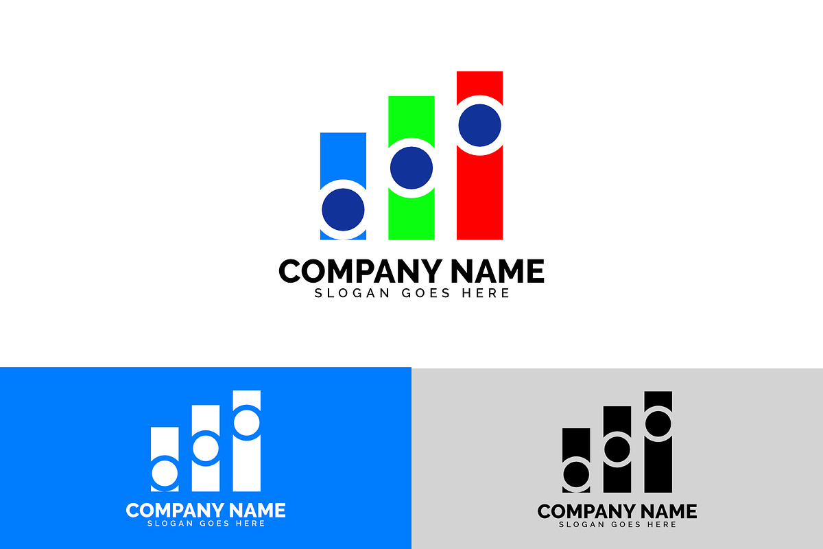 business chart logo template, a Branding & Logo Template by meisuseno