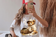 Luxury Teddy Bear PNG, Designer Bear, a Graphic by Vector Portal (Thumbnail 5 of 6)
