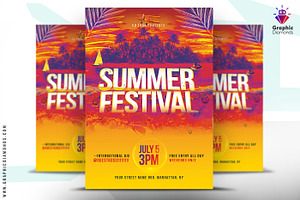 Summer Party Flyer & IG Template