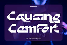 Causing Comfort - Sci-fi Font