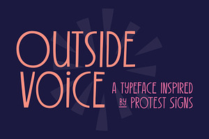 Outside Voice Handwritten Font