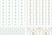 Grandmillennial Seamless Pattern, a Pattern Graphic by Invite to Clipart (Thumbnail 11 of 12)