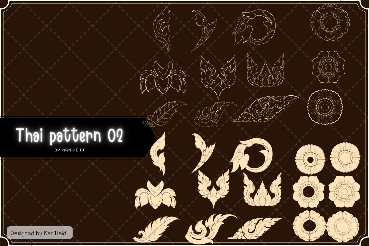 112 Thai pattern 02 NHD, a Brush Add-On by Nan'Heidi (Photo 3 of 8)