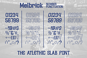 Melbrick - Baseball Athletic Font, a Slab Serif Font by Pandeka Studio (Thumbnail 11 of 12)