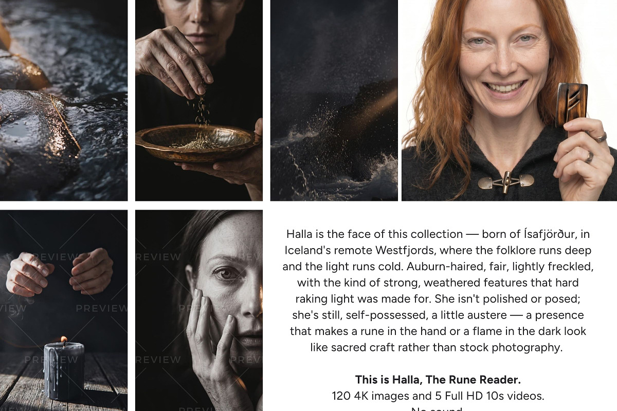 Witchy Rune Reader Stock Bundle, a Person Photo by Iconogenic (Photo 2 of 11)