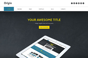 Origin Bootstrap Responsive Template