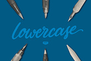 Lowercase Brush Lettering Workbook, a Templates & Theme by Hughie Design Co. (Thumbnail 1 of 5)
