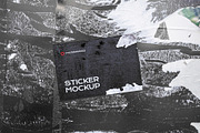 47 sticker mockup bundle vol 2, a Product Mockup by FoundImages (Thumbnail 43 of 50)