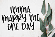 Big Mad - A Hand Lettered Font, a Handwritten Font by CraftyLittleNodes (Thumbnail 4 of 7)