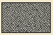 Black Laser Cut Panel Designs, an Illustration by Creativeshirt (Thumbnail 4 of 9)