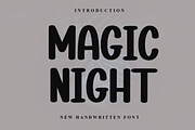 Magic Night, a Sans Serif Font by FreshTypeINK (Thumbnail 1 of 8)