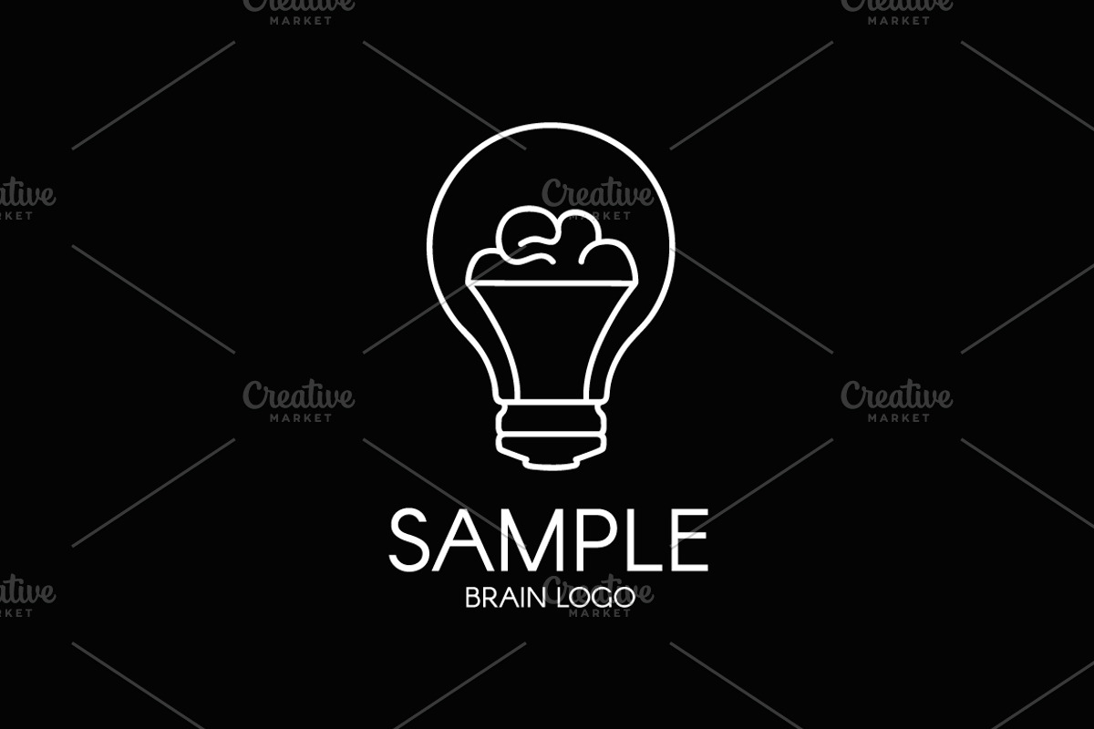 Brain logo designs, a Branding & Logo Template by Slavko Kahovsky (Photo 4 of 5)