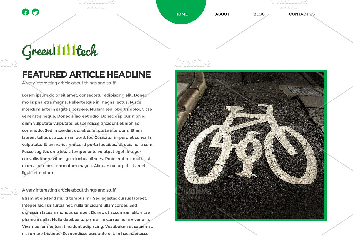 Circle: App Web Site (PSD), an App Template by UPDRAFT  (Photo 4 of 5)