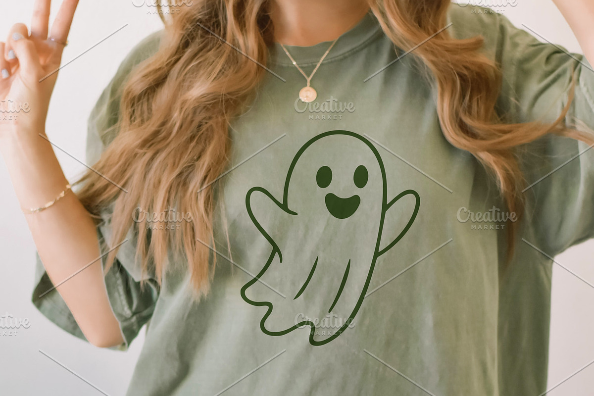 Cute Halloween Ghost Clipart Set., a Decorative Illustration by kaisorn (Photo 4 of 5)