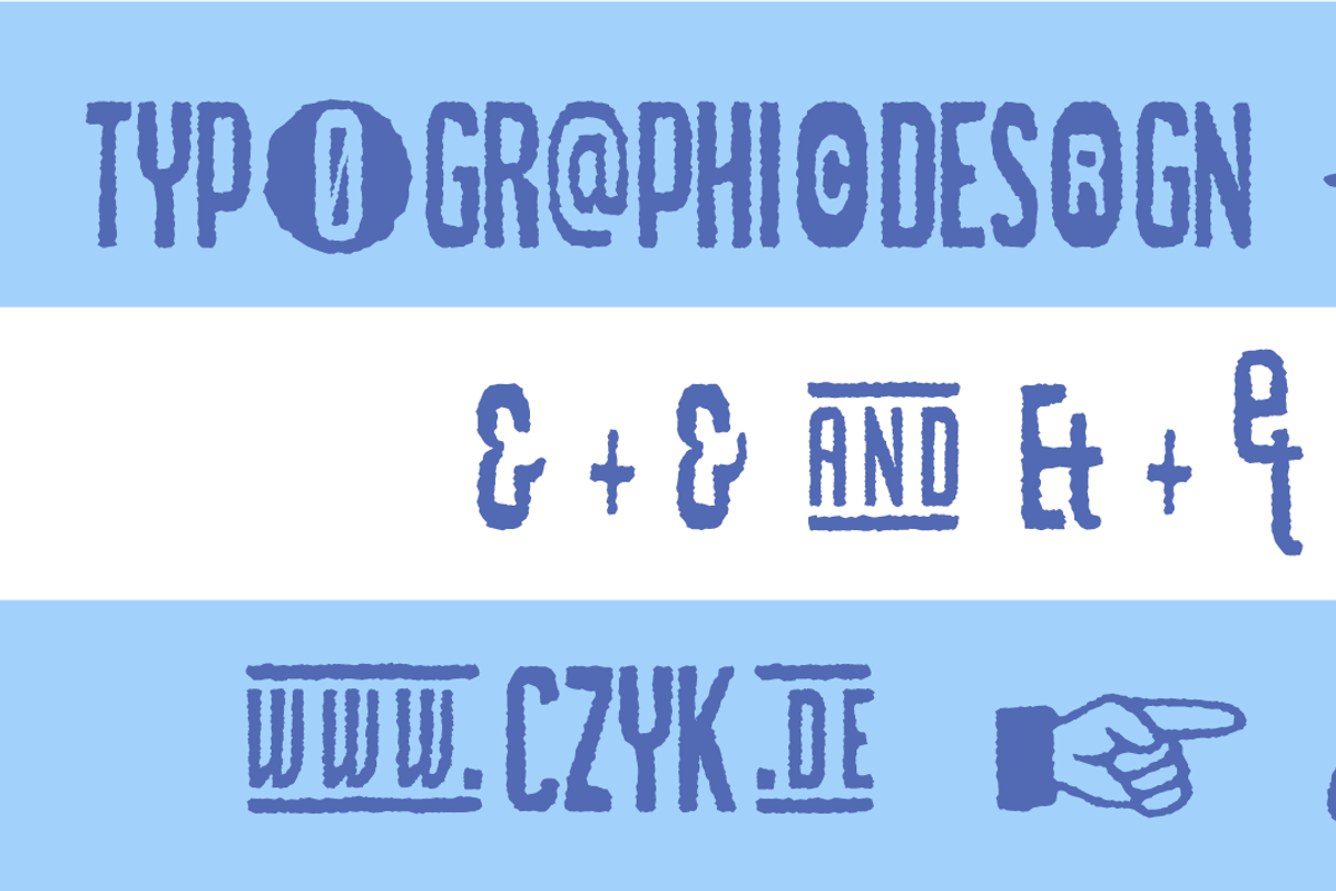 FONT | Czykago Rough, a Sans Serif Font by Typo Graphic Design (Photo 5 of 5)