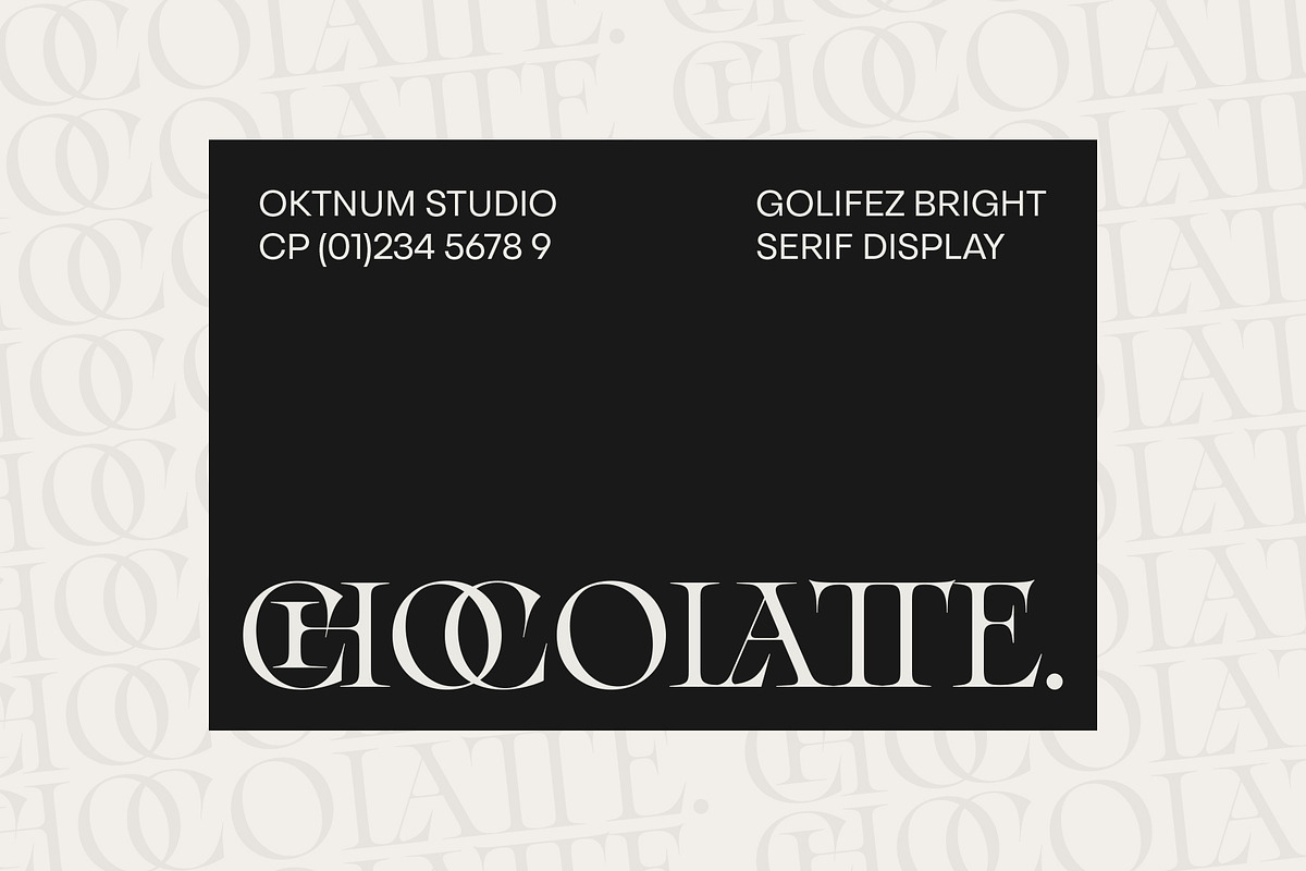 Golifez Bright Serif, a Serif Font by Oktnum Type Foundry (Photo 6 of 15)
