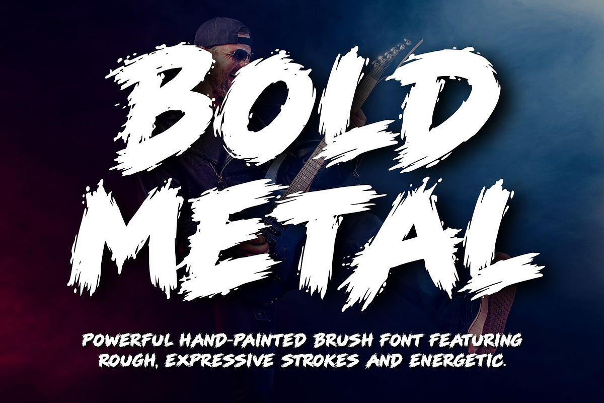 Bold Metal, a Handwritten Font by Letterafa Studio (Photo 1 of 10)