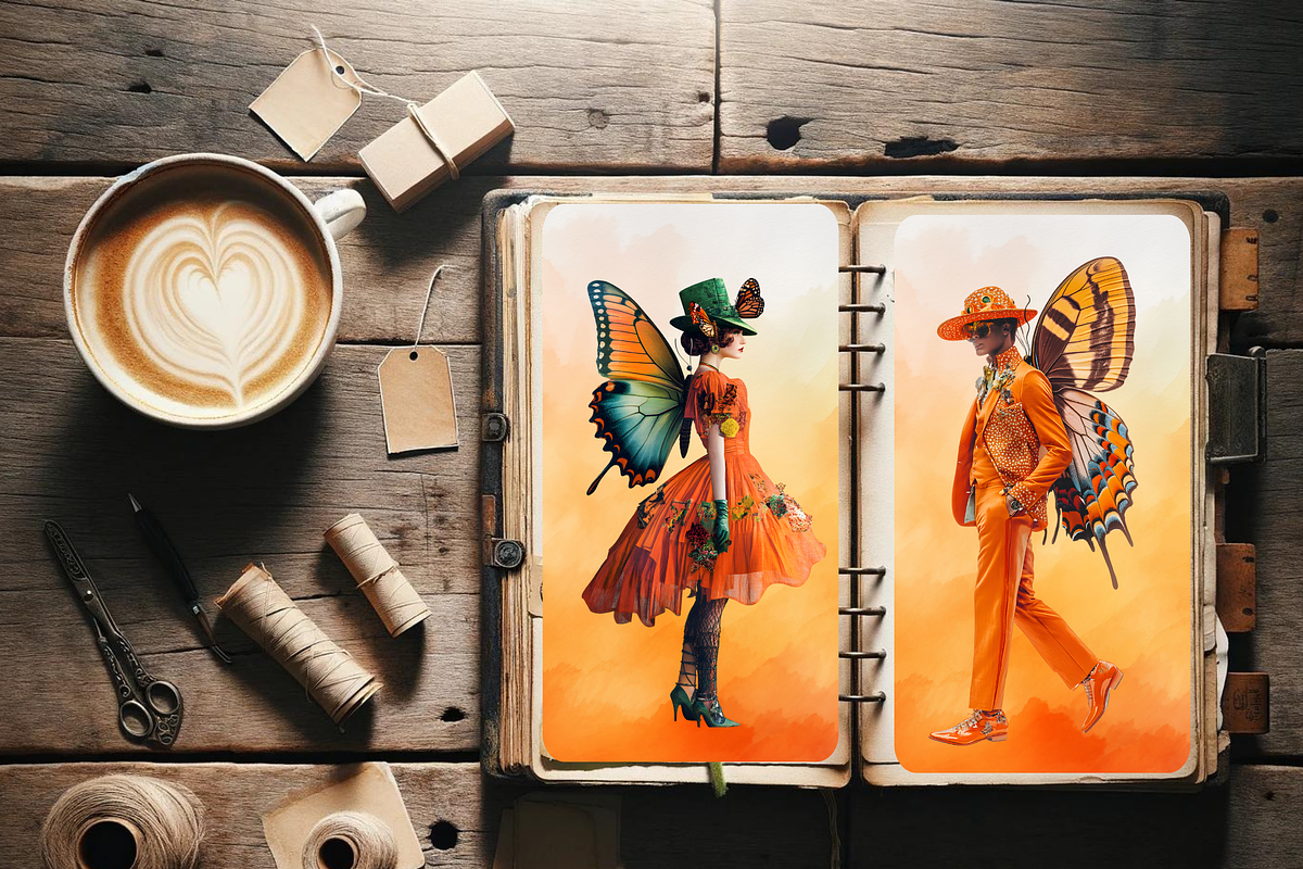 PECULIAR INSECT PEOPLE CLIPART PACK, a Person Illustration by Daring Digies (Photo 10 of 10)