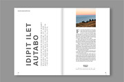 Modern Magazine Layout (A4+US), a Magazine Template by tomsarraipodesign (Thumbnail 9 of 21)