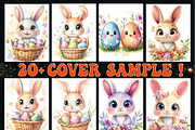 Cozy Easter Coloring Book for Adult, an Animal Illustration by Printable Design Store (Thumbnail 2 of 4)