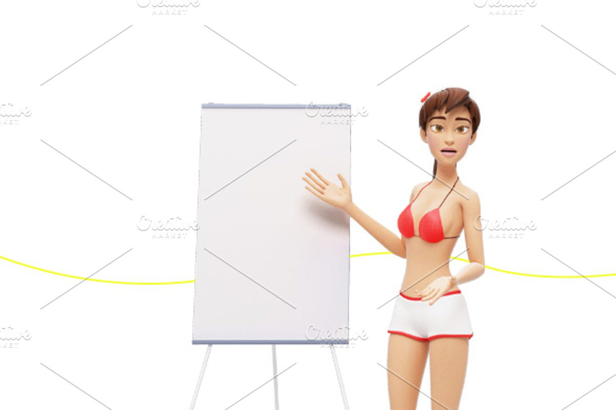35 Promo Mock-Ups w/ Swimsuit Jenny, an iPad Mockup by Oleg Ribar (Photo 25 of 30)