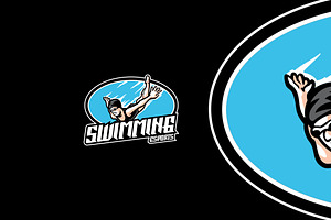 Swimming Sport Logo Design., a Design Template by VectorCraft