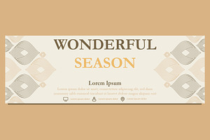 Abstract Floral Banner Template, a Marketing Template by sekitarief