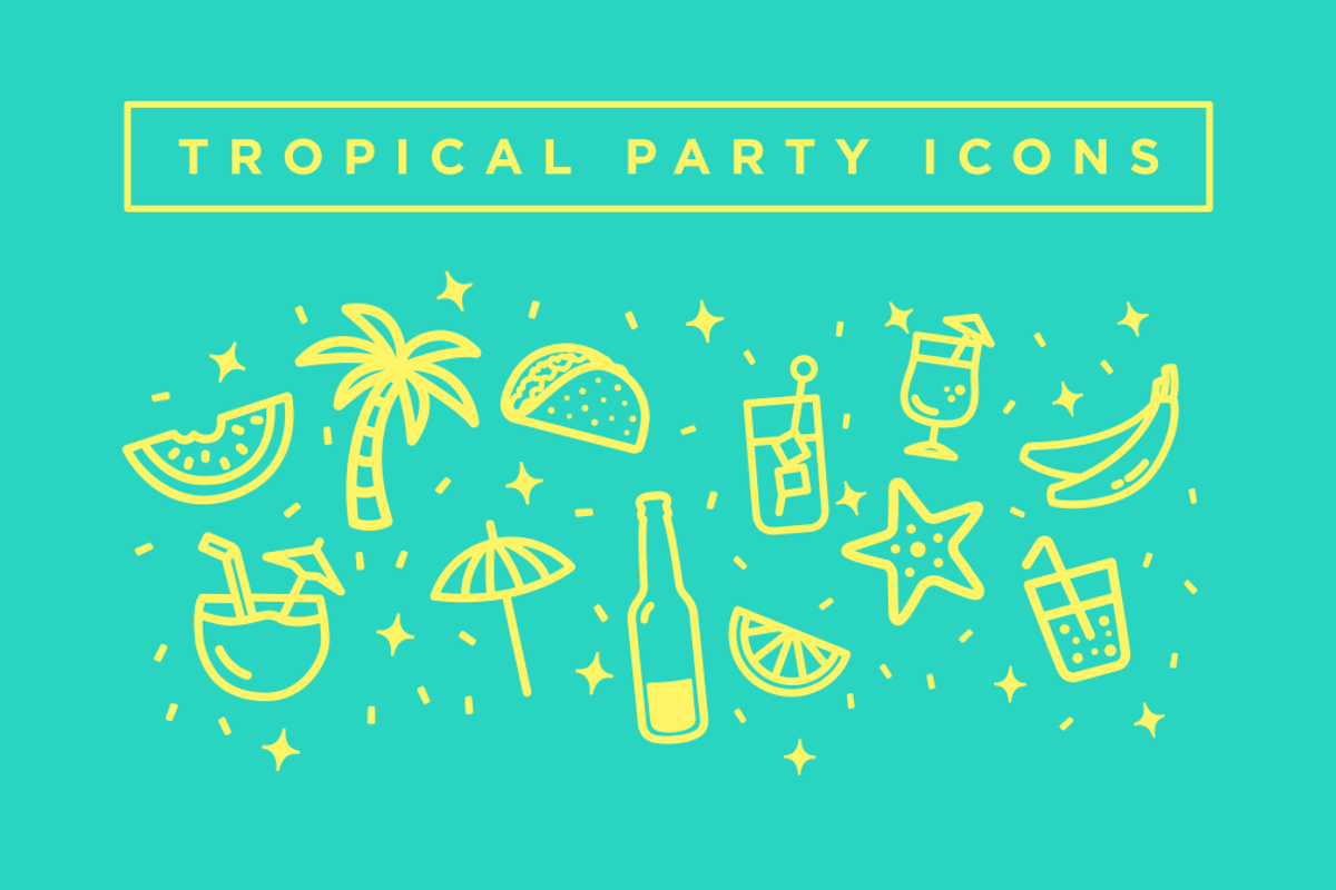 Party Vector Shapes, an Outline Icon by alex aitken (Photo 1 of 5)
