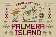 Palmera Island Typeface, a Sans Serif Font by alit design (Thumbnail 1 of 17)