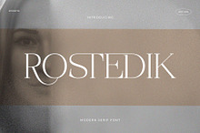 Rostedik – Modern Display Serif Font