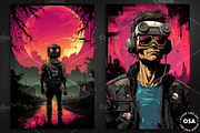 1970's Style Abstract Movie Poster, a Background Graphic by Other Side Art (Thumbnail 2 of 5)