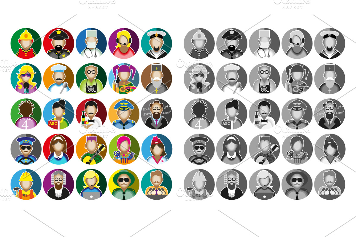 25  Icons With Profession, an Icon by Adamskyistudio (Photo 2 of 2)