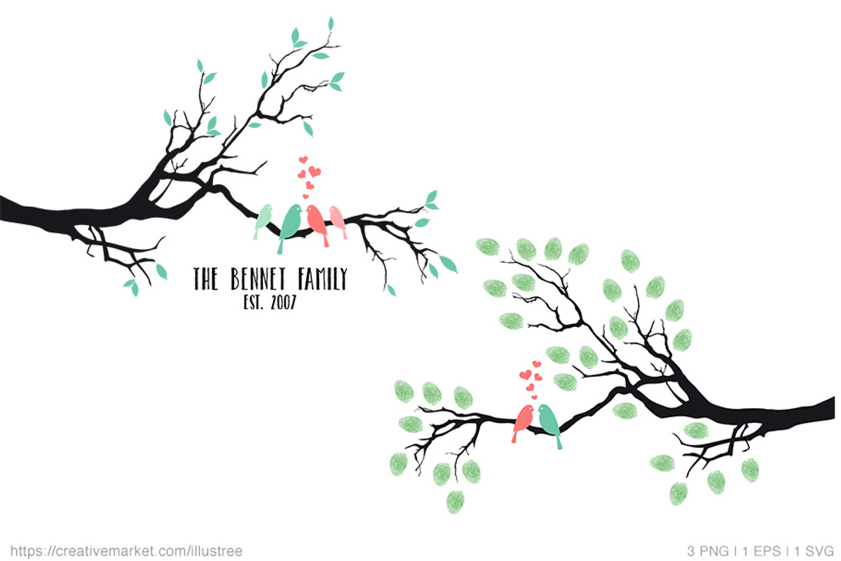 Blank tree branch, vector, eps, svg, a Graphic by Illustree (Photo 5 of 5)