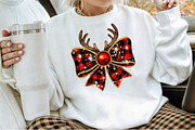 Christmas Coquette Bow Png, an Illustration by Sublimation Artist (Thumbnail 2 of 9)