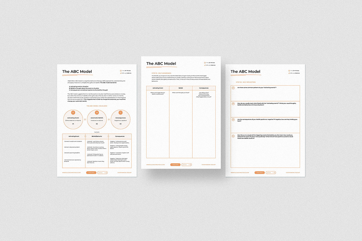 Overthinking and Anxiety Toolkit, a Templates & Theme by AndrewPixel (Photo 13 of 17)