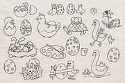 Easter Doodles & Decorative Frames, a Seasonal Illustration by Schumacher Shop (Thumbnail 3 of 11)
