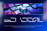 DIGITAL DIVIDE - FUTURISTIC FONT, a Sans Serif Font by 177Studio (Thumbnail 2 of 8)