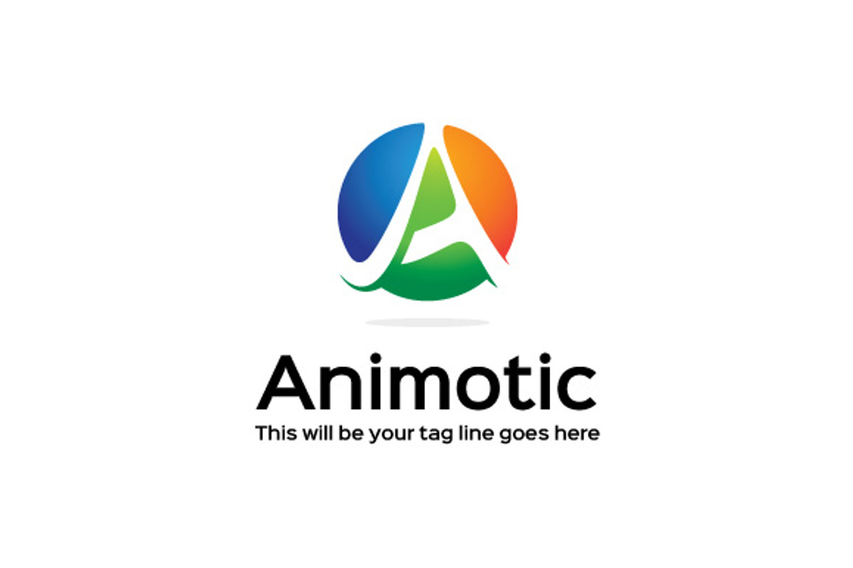 Animotic logo, a Branding & Logo Template by The Branding Fusion