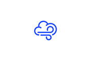 Minimal Wind Cloud Logo, a Branding & Logo Template by arhabib (Thumbnail 2 of 6)