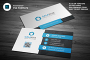 Modern Corporate Business Cards, a Business Card Template by Galaxiya (Thumbnail 1 of 8)