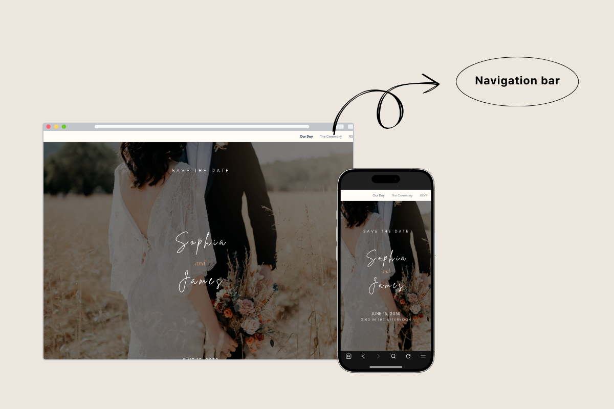 Modern Wedding Website Template, a Landing Page Template by batang (Photo 5 of 5)