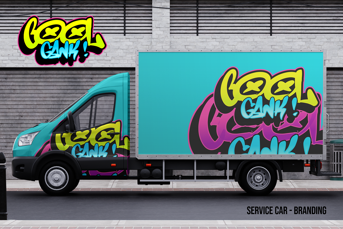 Coolgank - Dynamic Graffiti Font, a Handwritten Font by asfgraphics (Photo 3 of 10)
