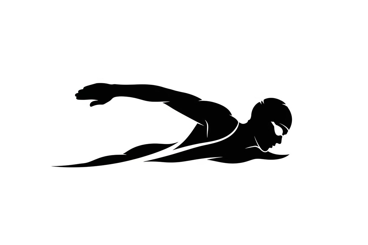 Swimming Sport Silhouette Vector Bun, an Illustration by jahid234 (Photo 27 of 51)
