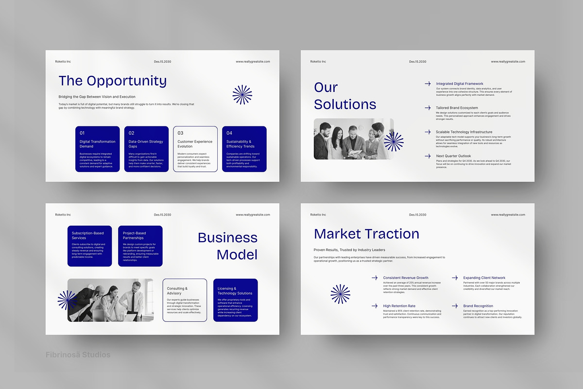 Modern Corporate Pitch Deck preview 3