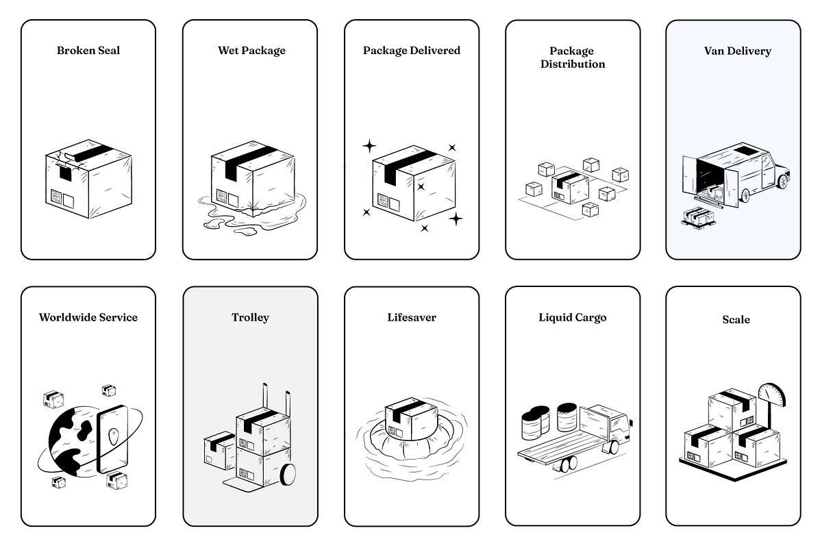 34 UX Illustration | Logistics, a Transportation Illustration by Directico Design Kit (Photo 6 of 7)