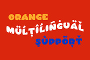 Orange display typeface, a Symbol Font by Anna Zakharchenko (Thumbnail 22 of 23)