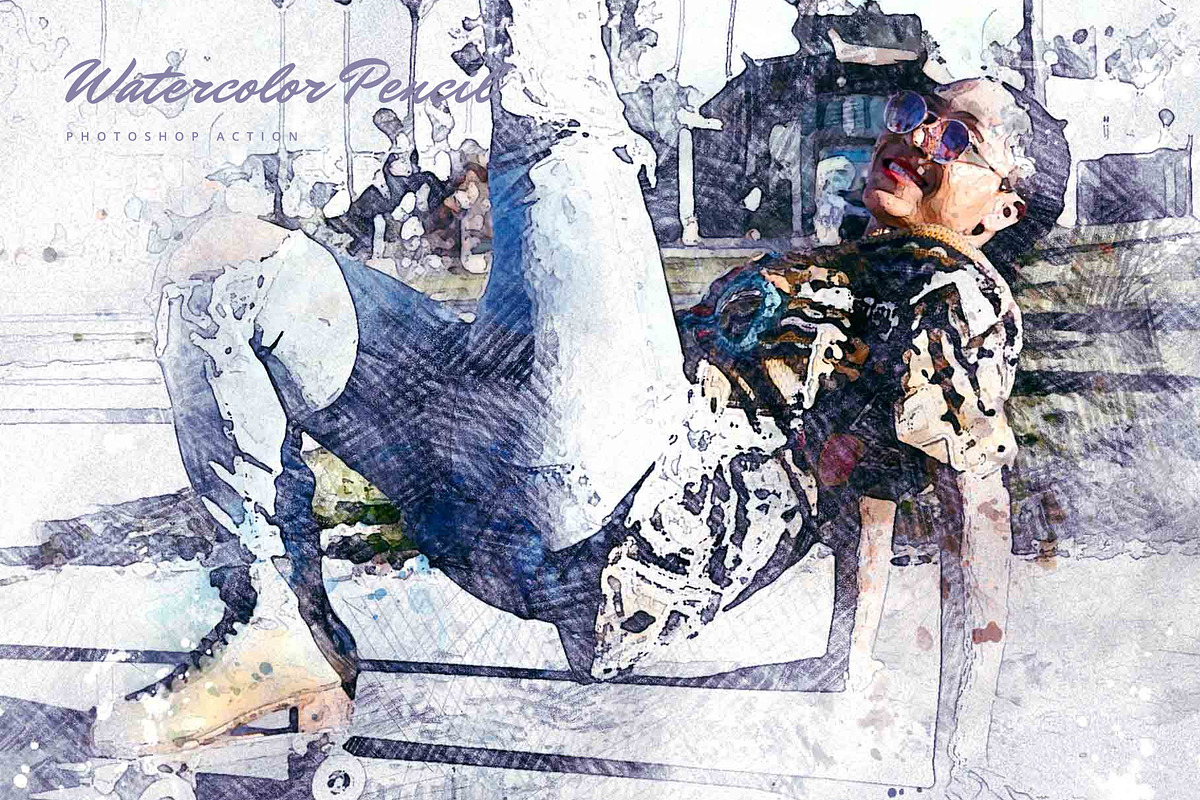 Watercolor Pencil Effect, an Action Add-On by AndriyFM (Photo 3 of 14)